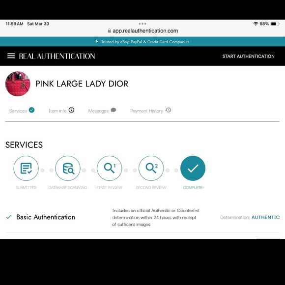 AUTHENTIC! *Barbie-Fuscia PINK* CHRISTIAN DIOR Lady Dior Cannage Lambskin - Picture 15 of 16